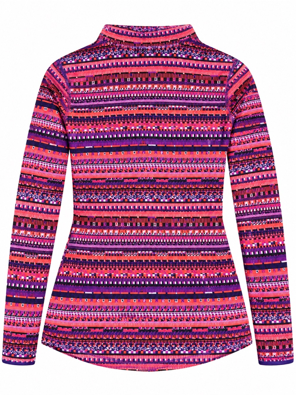 Nike Women’s Half-Zip Ski Top - Pink & Purple Pattern 0060 - Picture 2 of 6